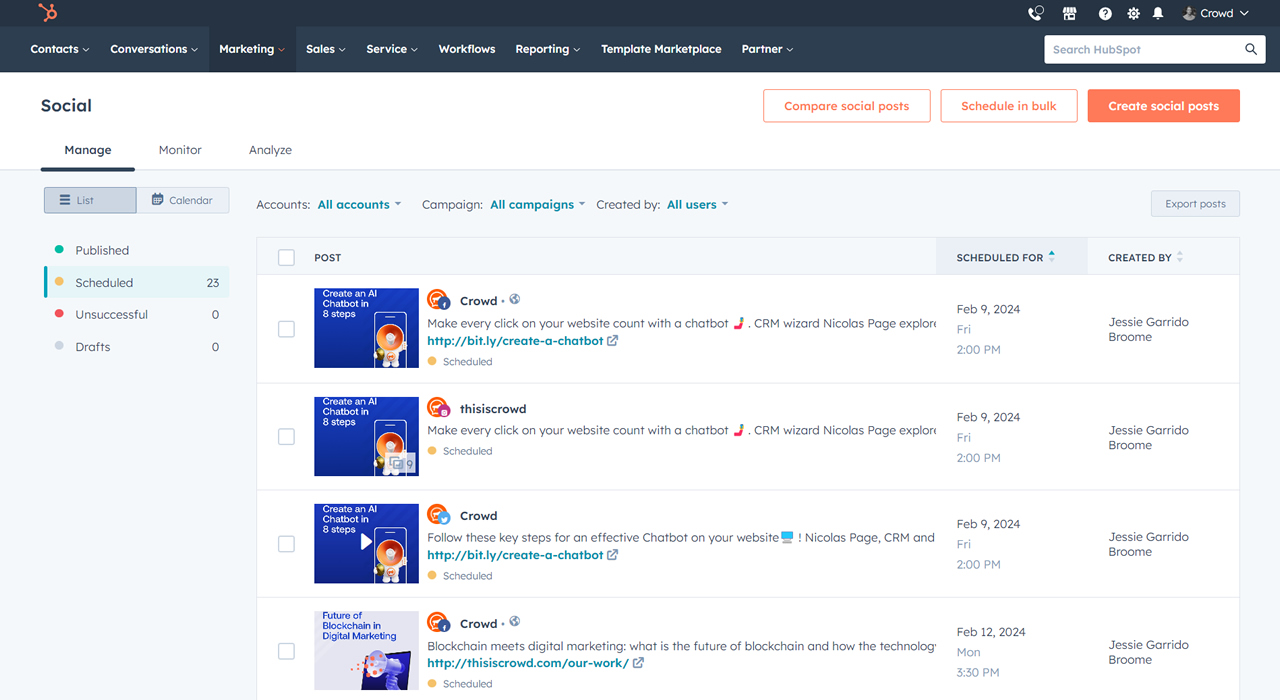 Integrating HubSpot with Social Media: The Plusses and the Pitfalls ...